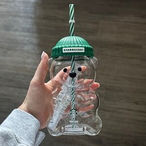 Starbucks Glass Bear Cup